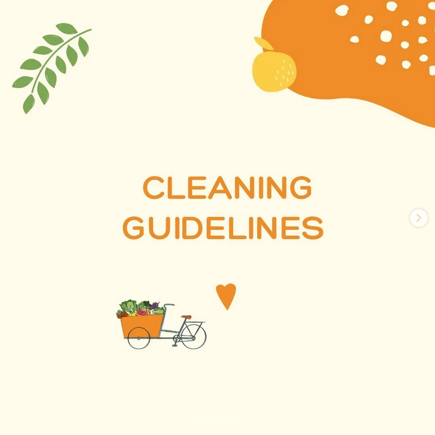 Cleaning guidelines